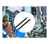 TRU COMPONENTS TC-12656604 Fascetta fermacavi in acciaio 520 mm 4.6 mm AISI 31