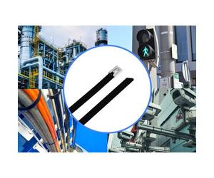 TRU COMPONENTS TC-12656632 Fascetta fermacavi in acciaio 680 mm 7.9 mm AISI 31