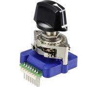 TRU COMPONENTS TC-12830252 Interruttore rotativo 5 V/DC, 25 V/AC, 50 V/AC 0.5