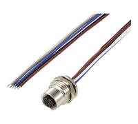 TRU COMPONENTS TC-12833068 Presa da incasso sensore/attuatore M12 Presa 0.5 m