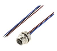 TRU COMPONENTS TC-12833212 Presa da incasso sensore/attuatore M12 Presa 0.5 m