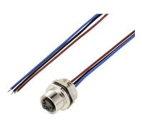 TRU COMPONENTS TC-12833212 Presa da incasso sensore/attuatore M12 Presa 0.5 m