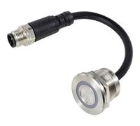 TRU COMPONENTS TC-12835300 TC-TS22A10YSSG12M12 MALE CONNECTOR Pulsante a