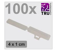 TRU COMPONENTS TC-12888600 T24CA082 Porta etichette Superficie stampabile: 9.5