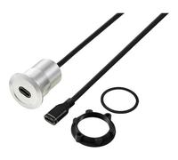 TRU COMPONENTS TC-13376300 USB-C® (3.1) presa/presa 1 m cavo argento Contenut