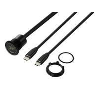 TRU COMPONENTS TC-13376320 USB-C® (3.1) 2x presa/spina 1 m cavo nero Contenut