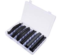 TRU COMPONENTS TC-13388816 Kit guaine termoretraibili Nero Restringimento:3:1