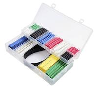 TRU COMPONENTS TC-13388824 Kit guaine termoretraibili Nero, Verde, Rosso,