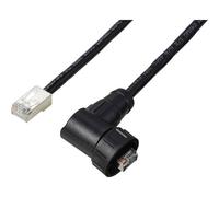 TRU COMPONENTS TC-13543636 TC-E13T-MR5-MCD/NCA-0.5PV-S Cavo RJ45 ad angolo rett