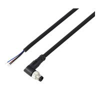 TRU COMPONENTS TC-13751860 Cavo di collegamento M8 x 1 Spina angolata 2 m Nume