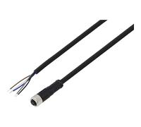 TRU COMPONENTS TC-13751956 Cavo di collegamento M8 x 1 Presa dritta 2 m Numero