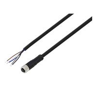 TRU COMPONENTS TC-13751960 Cavo di collegamento M8 x 1 Presa dritta 5 m Numero