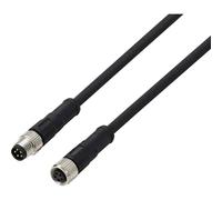 TRU COMPONENTS TC-13752012 Cavo di collegamento M8 x 1 Spina dritta, Presa dri