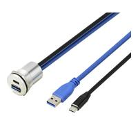TRU COMPONENTS TC-14378456 USB 3.1 tipo C® & USB 3.0 presa da incasso tipo a, p