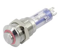 TRU COMPONENTS TC-6647572 LAS4GQH-11E/R/24V/S Pulsante 48 V 2 A 1x Off / (On)