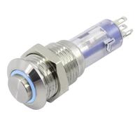 TRU COMPONENTS TC-6647596 LAS4GQH-11ZE/B/24V/S Interuttore a pressione 48 V 2 A
