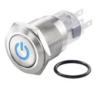 TRU COMPONENTS TC-7494500 TC-LAS1-AGQ-11ZDT/B/12V/S Interruttore antivandalo