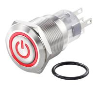 TRU COMPONENTS TC-7494524 TC-LAS1-AGQ-11ZET/R/12V/S Interruttore antivandalo