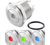 TRU COMPONENTS TC-7494608 TC-GQ16F-10D/42RGB/ Interruttore antivandalo 48 V/DC