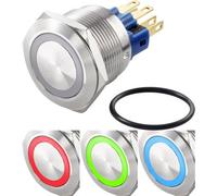 TRU COMPONENTS TC-7494640 Interruttore antivandalo 250 V/AC 3 A 1x Off / (On)
