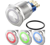 TRU COMPONENTS TC-7494644 Interruttore antivandalo 250 V/AC 3 A 1 x Off / On P