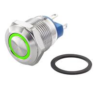 TRU COMPONENTS TC-7494656 TC-GQ12-AF-10E/J/G/12V/S Pulsante antivandalo 48 V/D