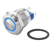 TRU COMPONENTS TC-7494660 TC-GQ12-AF-10E/J/B/12V/S Pulsante antivandalo 48 V/D