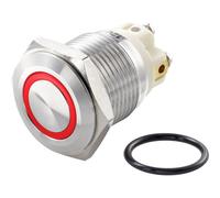 TRU COMPONENTS TC-7494688 TC-GQ16F-10E/L/R/12V/S Pulsante antivandalo 48 V/DC 2