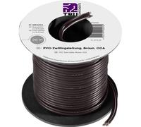 Tru components tc 7572816 cavo per cablaggi 0.75 mm marrone 20 m