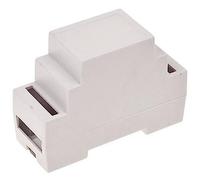 TRU COMPONENTS TC-7910732 4U65030906310 - Alloggiamento per guide DIN 34 x 89 x 63 ABS, V0, colore: grigio, 1 pezzo