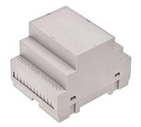 TRU COMPONENTS TC-7910880 Contenitore da guida DIN 70 x 90 x 65 ABS-V0 Grigio