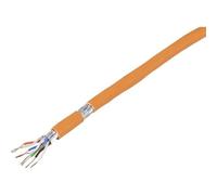 TRU COMPONENTS TC-8456112 Cavo di rete CAT 7 S/FTP 4 x 2 x 0.24 mm² Arancione