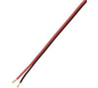 TRU COMPONENTS TC-9202504 Cavo per altoparlanti 2 x 0.75 mm² Nero-rosso 100 m