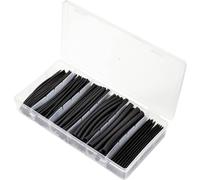 Tru components tc 9206232 kit guaine termoretraibili nero restringimento2:1 170