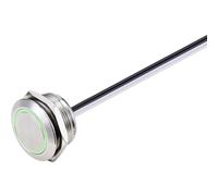 TRU COMPONENTS Pulsante di pressione 24 V/DC 50 mA, 1 accensione/spegnimento, IP40, 1 pezzo.