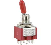 TRU COMPONENTS TC-9353996 Interruttore a bilanciere 250 V/AC 3 A 2 x On / On P