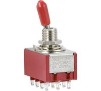 TRU COMPONENTS TC-9354012 Interruttore a bilanciere 250 V/AC 3 A 4 x On / On