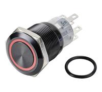 TRU COMPONENTS TC-9428172 LAS1-AGQ-22E/R/12V/A Pulsante 250 V/AC 3 A 2 x Off /