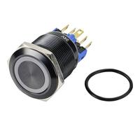 TRU COMPONENTS TC-9428220 GQ22-11ZE/B/12V/A Pulsante 250 V/AC 3 A 1 x Off / On