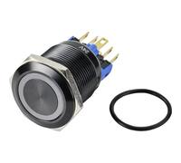 TRU COMPONENTS TC-9428220 GQ22-11ZE/B/12V/A Pulsante 250 V/AC 3 A 1 x Off / On