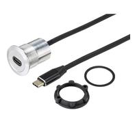 TRU COMPONENTS TC-9534344 Prese da incasso USB Presa presa USB-C® Spessore pan