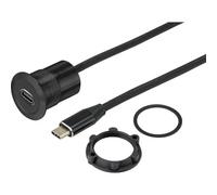 TRU COMPONENTS TC-9534348 Prese da incasso USB Presa Spessore pannello: 1-10 m