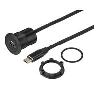 TRU COMPONENTS TC-9534348 Prese da incasso USB Presa Spessore pannello: 1-10 m
