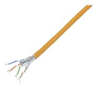 TRU COMPONENTS TC-9878240 Cavo di rete CAT 7 S/FTP 4 x 2 x 0.26 mm² Arancione 1