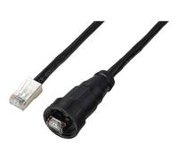 TRU Components TC-E13T-MR5-MCA/NCA-0.5PV-S - Cavo RJ45 dritto, IP67 (filettato), CAT5E, 0,5 m TC-13543628, numero di poli Sen