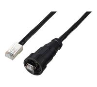 TRU Components TC-E13T-MR5-MCA/NCA-0.5PV-S - Cavo RJ45 dritto, IP67 (filettato), CAT5E, 0,5 m TC-13543628, numero di poli Sen