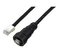 TRU Components TC-E13T-MR6-MCA/NCA-0.5PV-S - Cavo RJ45 dritto, IP67 (filettato), CAT6A, 0,5 m TC-13543632, numero di poli Sen