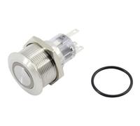 Tru components tc-gq22 a 11e/b/12v/s203 pulsante 250 v 5 1x off / on ip65