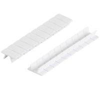 TRU Components TC-ZB10, marcatura a morsetto, adatto per (dettagli): TC-JPT10, 10 pezzi.
