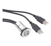 TRU COMPONENTS USB-06 Presa USB Presa 2 x presa USB tipo A su 2 x spina USB